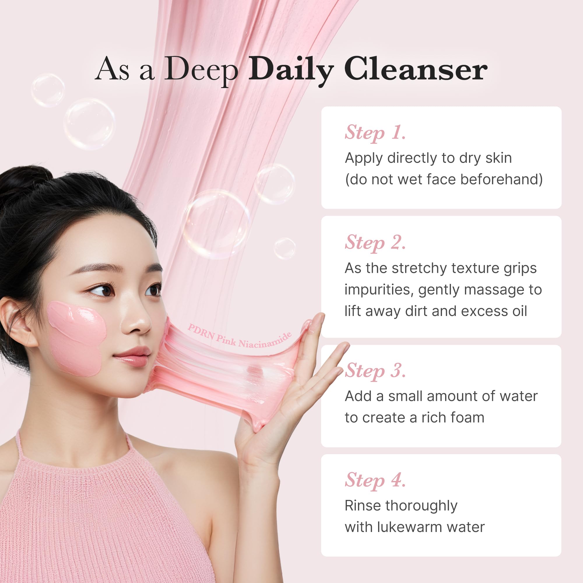 Foto 7 pulgar | Limpiador Facial Medicube Pdrn Marshmallow Whip Cleanser - Venta Internacional.