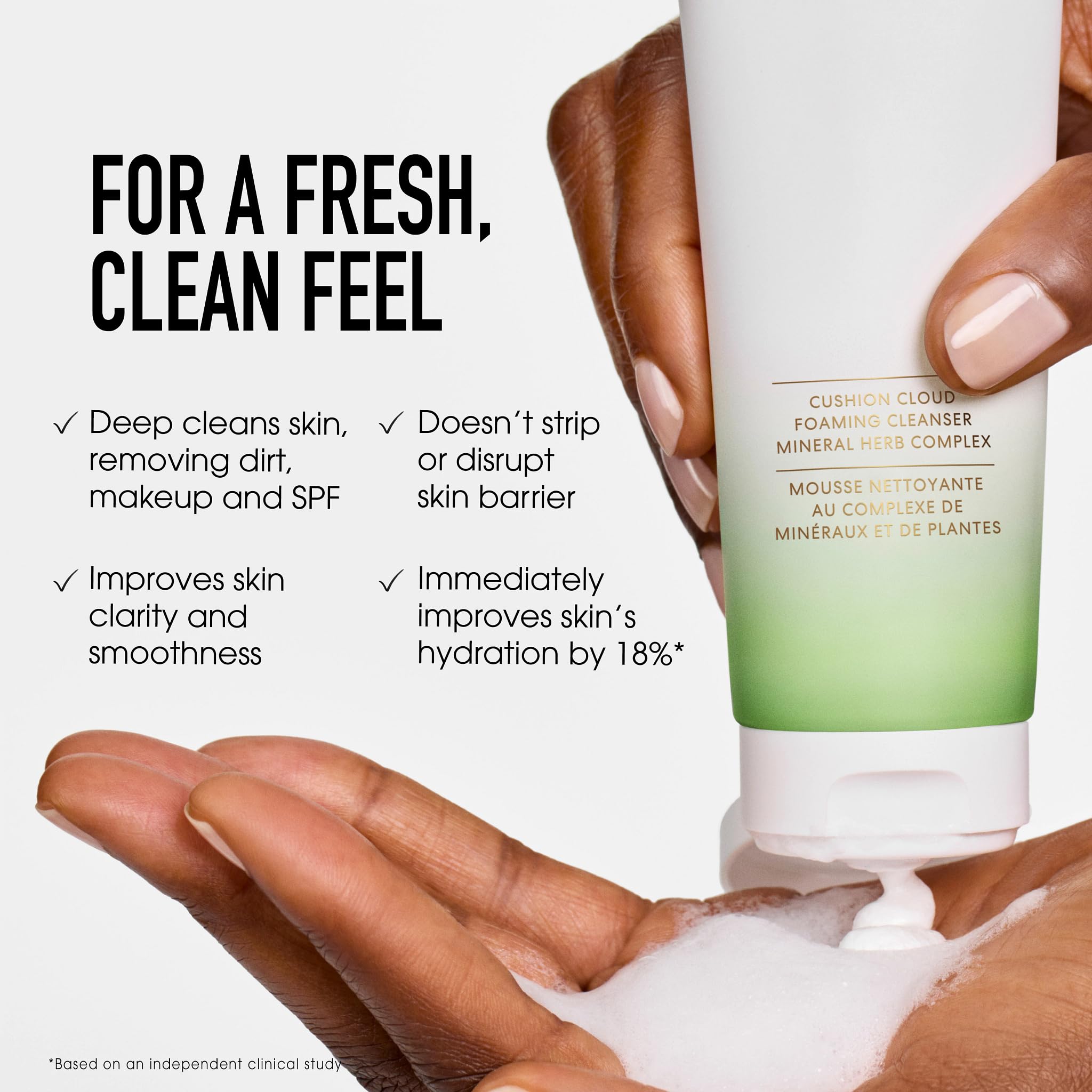 Foto 3 pulgar | Limpiador Bareminerals Skin Longevity Cushion Cloud Foam - Venta Internacional.