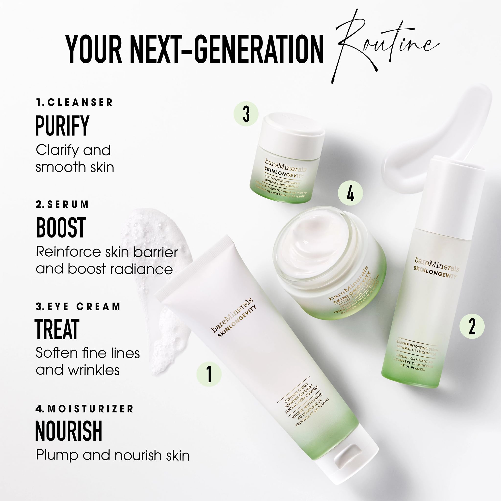 Foto 7 pulgar | Limpiador Bareminerals Skin Longevity Cushion Cloud Foam - Venta Internacional.