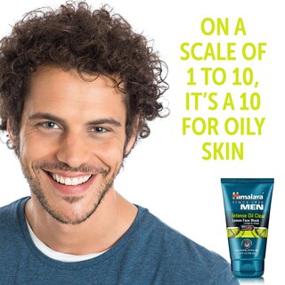 Foto 6 | Limpiador Facial Himalaya Para Hombre, Aceite Intenso, Limón Transparente, 100 Ml - Venta Internacional.