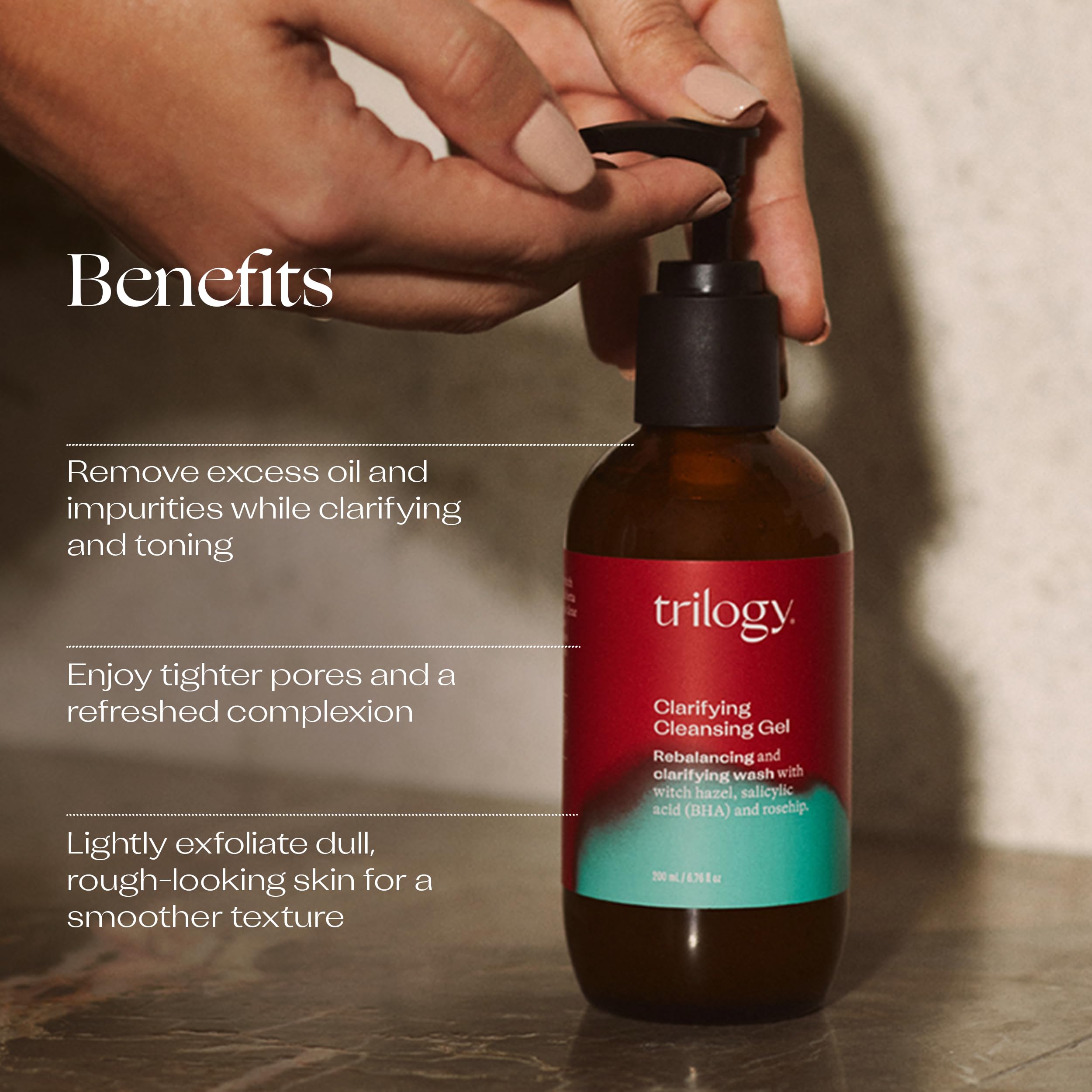 Foto 4 pulgar | Gel Limpiador Trilogy Clarifying 200 Ml Para Pieles Mixtas - Venta Internacional.
