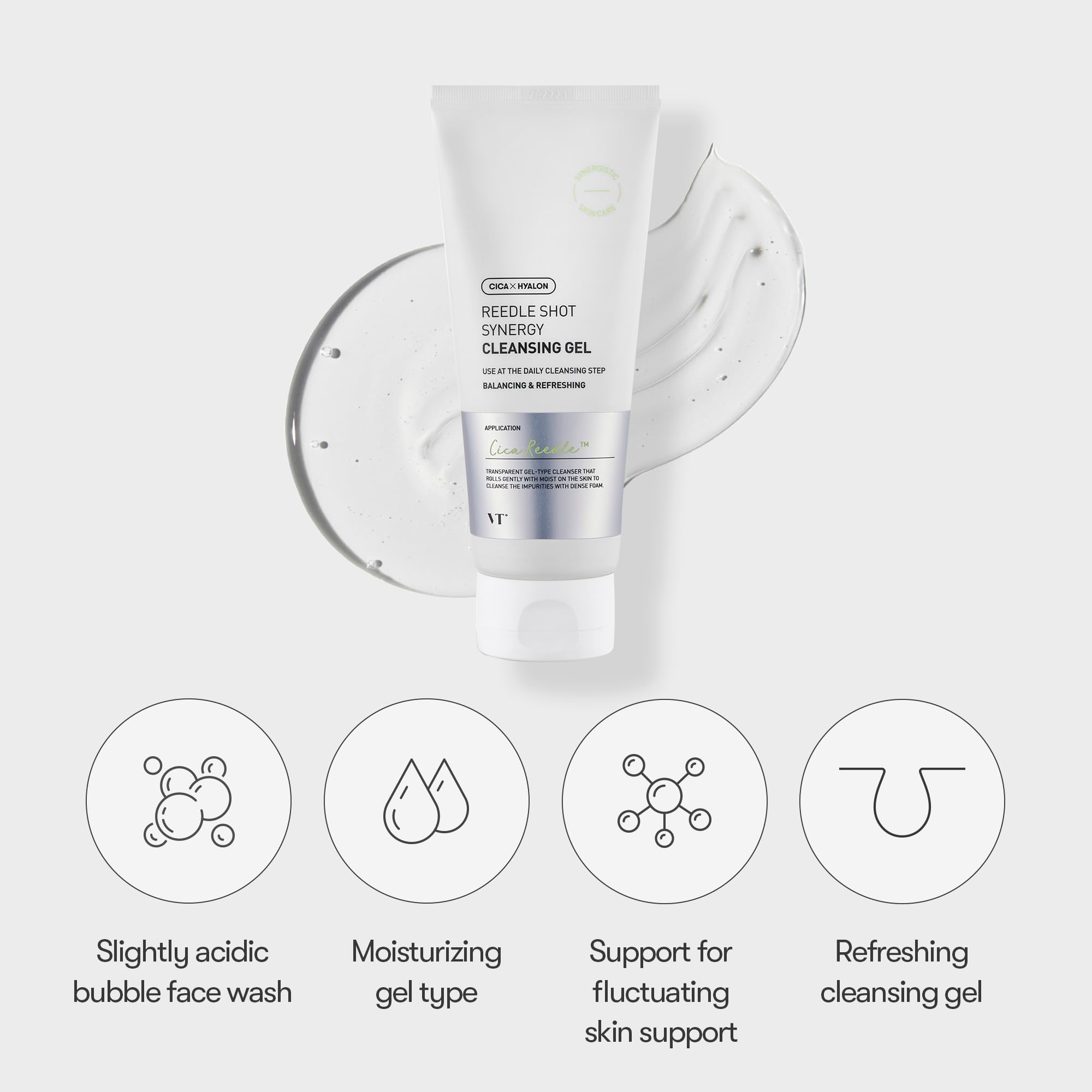 Foto 5 pulgar | Gel Limpiador Vt Cosmetics Reedle Shot Synergy 150 Ml - Venta Internacional.