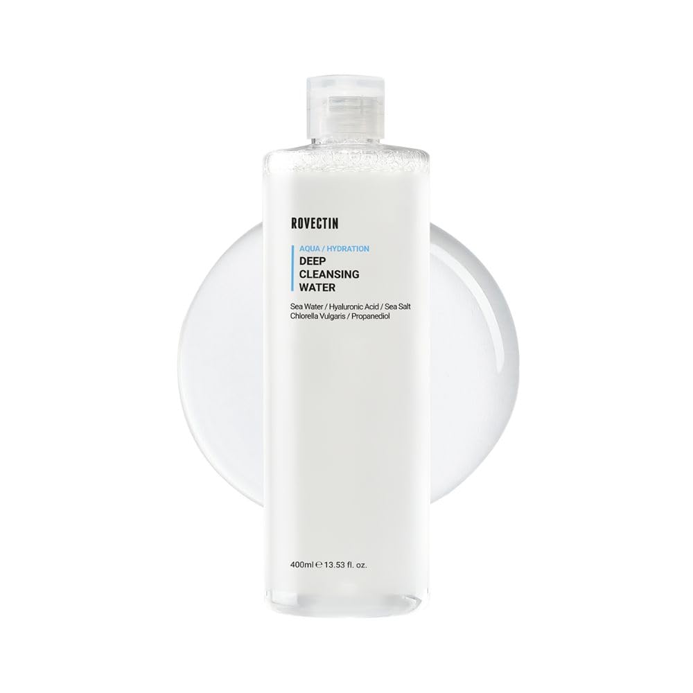 Agua Limpiadora Rovectin Aqua Deep 400 Ml Con Ácido Hialurónico - Venta Internacional.