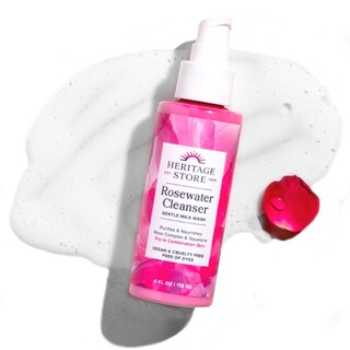 Foto 1 | Limpiador Facial Heritage Store Rosewater Con Escualano 120 Ml Vegan - Venta Internacional.