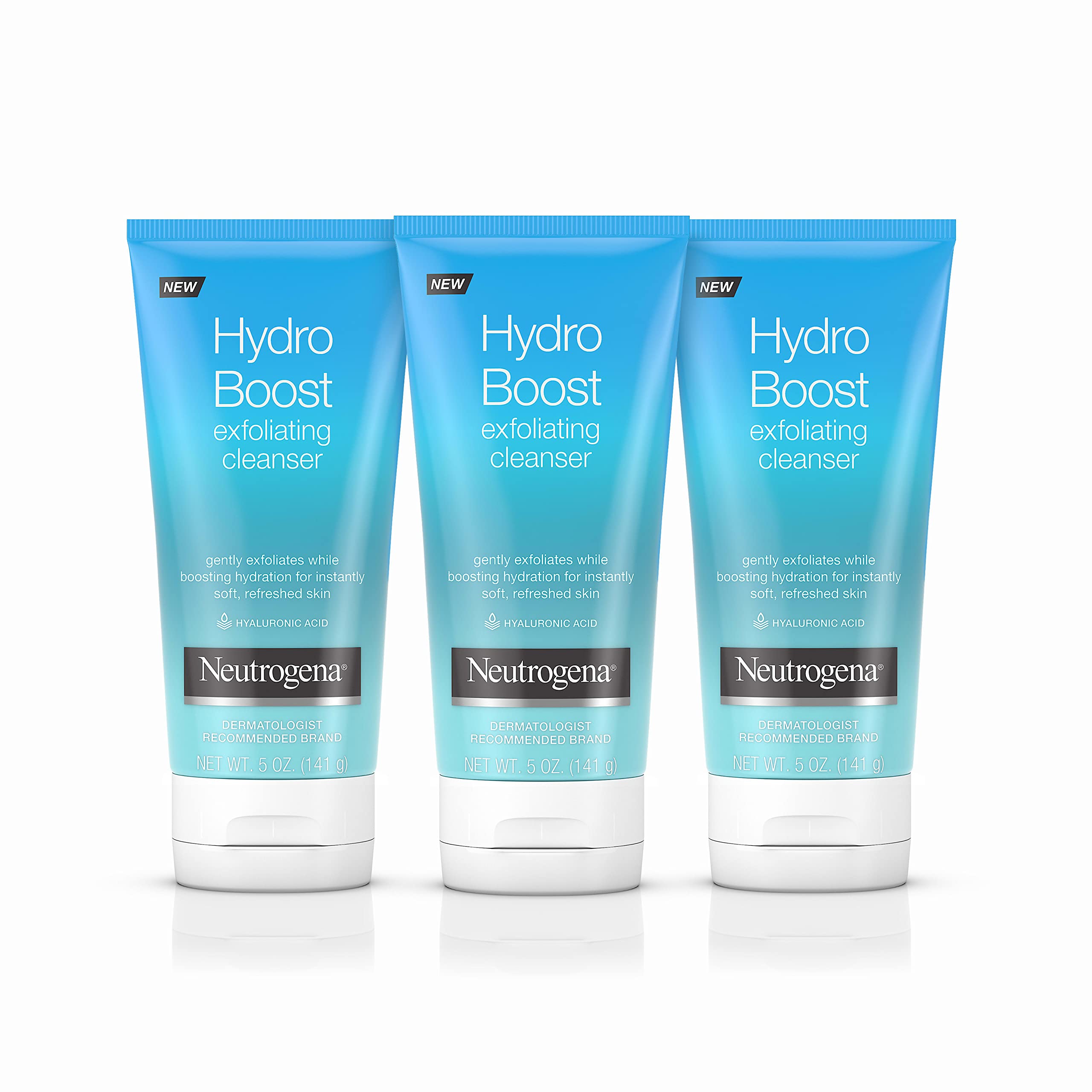 Foto 2 pulgar | Limpiador Facial Neutrogena Hydro Boost Exfoliante 150 Ml X3 - Venta Internacional.