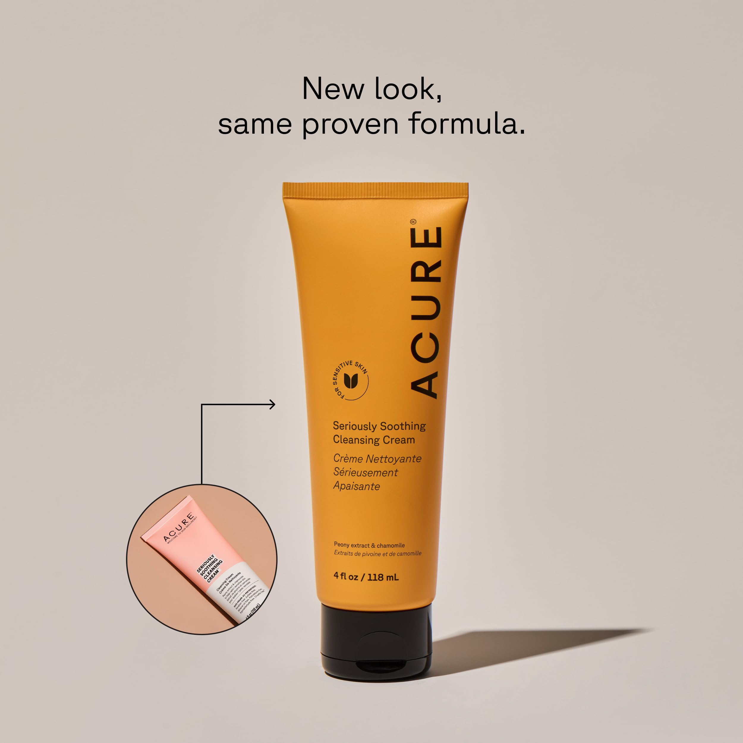 Foto 3 pulgar | Crema Limpiadora Acure Seriously Soathing 100% Vegana 120 Ml - Venta Internacional.