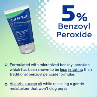 Foto 5 | Jabón Facial Differin Acne Con Peróxido De Benzoilo Al 5% 120 Ml - Venta Internacional.