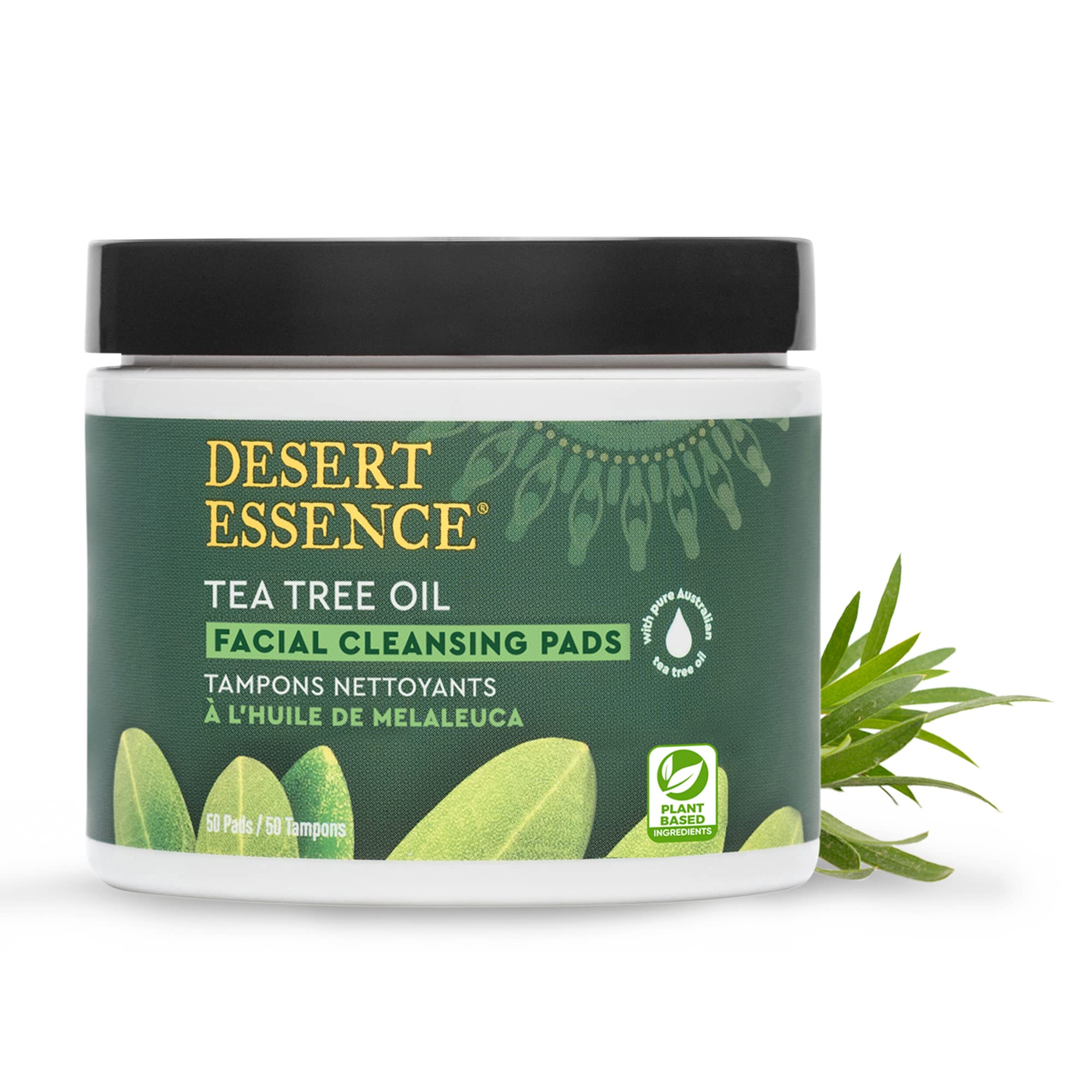 Foto 2 | Almohadillas Limpiadoras Faciales Desert Essence Tea Tree Oil - Venta Internacional.