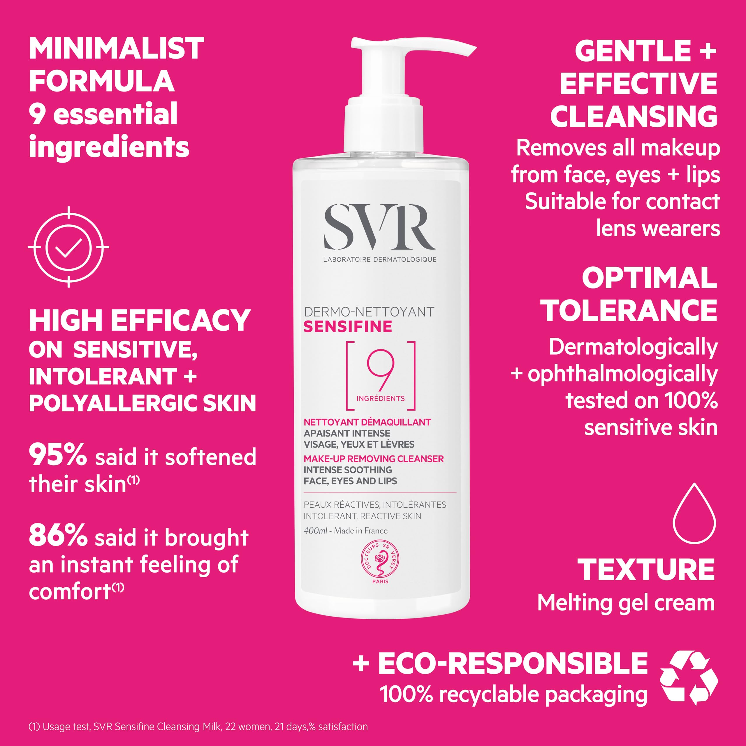 Foto 6 pulgar | Limpiador Y Desmaquillante Svr Sensifine Soothing 400 Ml - Venta Internacional.