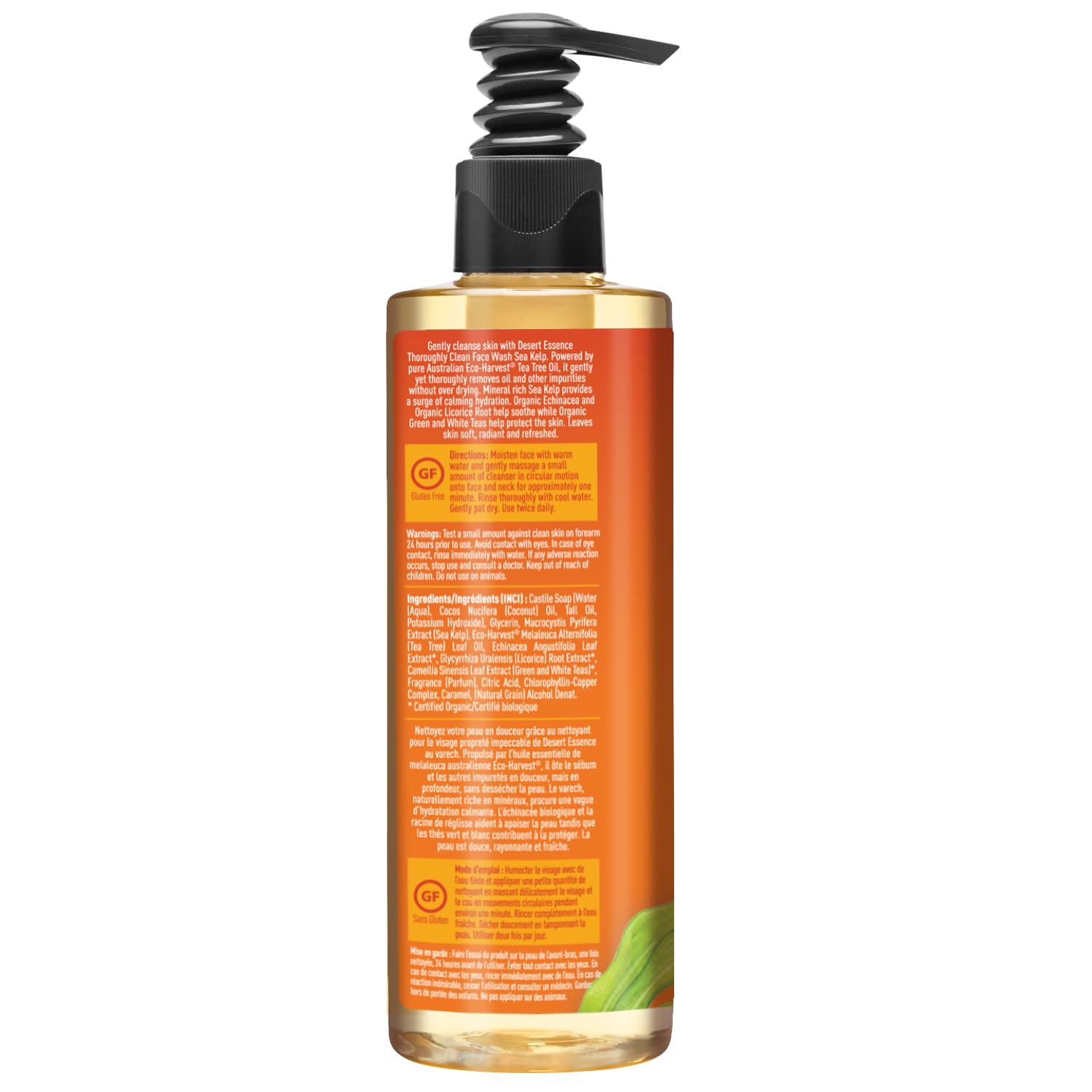 Foto 7 pulgar | Jabón Facial Desert Essence  Completamente Limpio  250 Ml  Vegano - Venta Internacional.