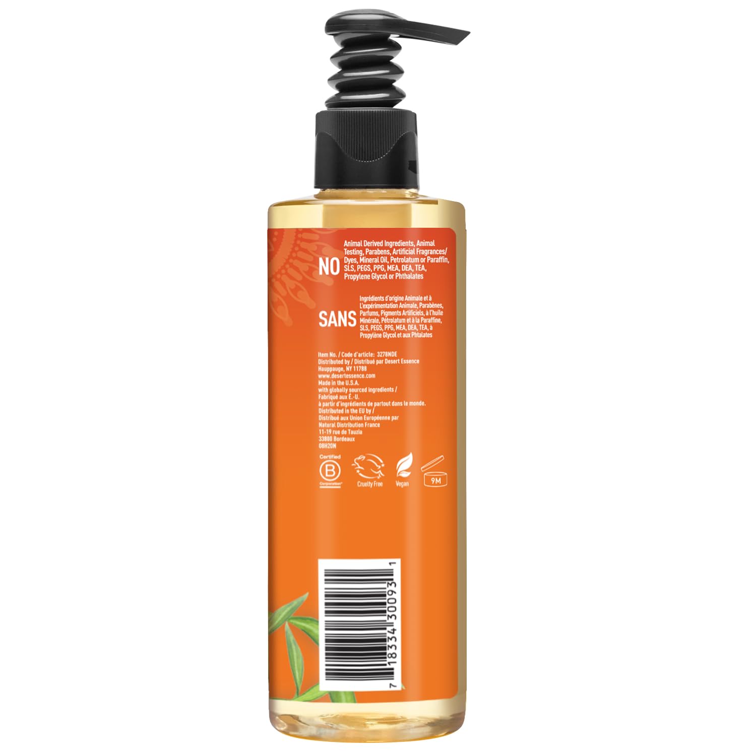 Foto 8 pulgar | Jabón Facial Desert Essence  Completamente Limpio  250 Ml  Vegano - Venta Internacional.