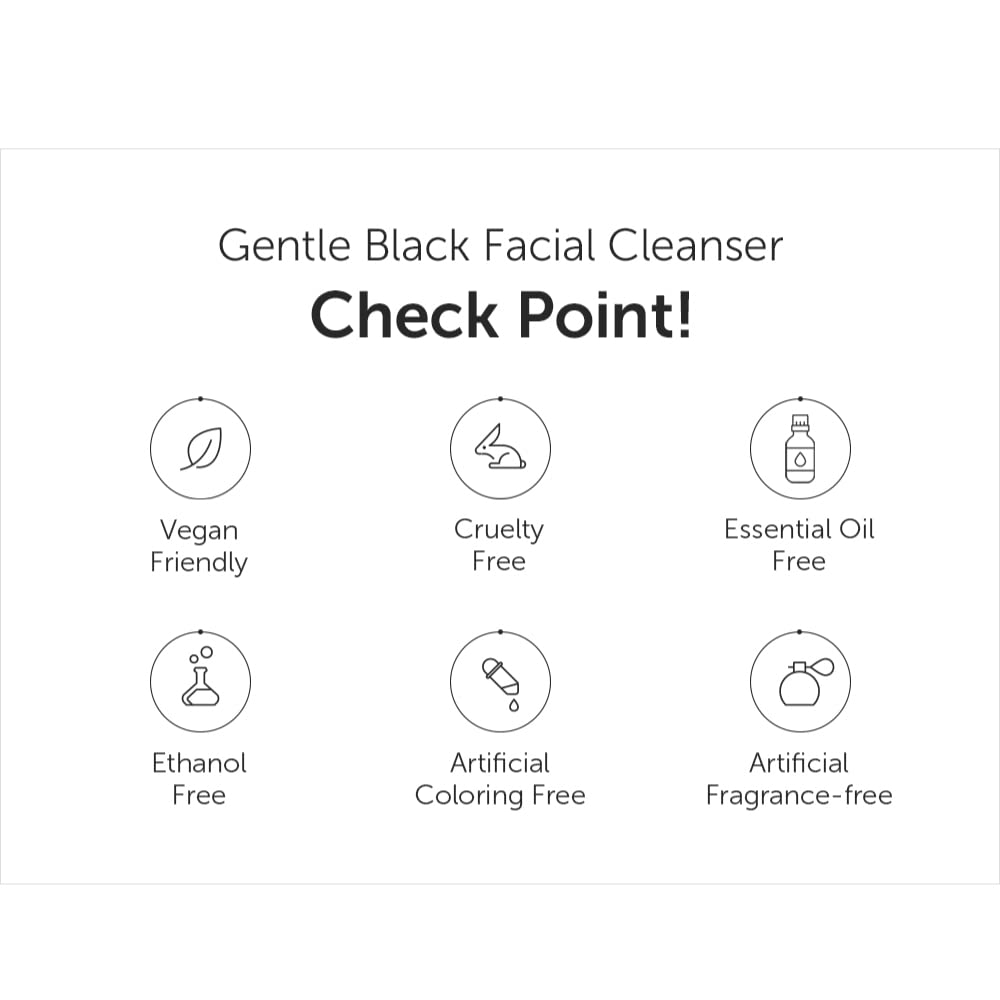 Foto 7 pulgar | Limpiador Facial Dearklairs Gentle Black Vegan 140 Ml - Venta Internacional.
