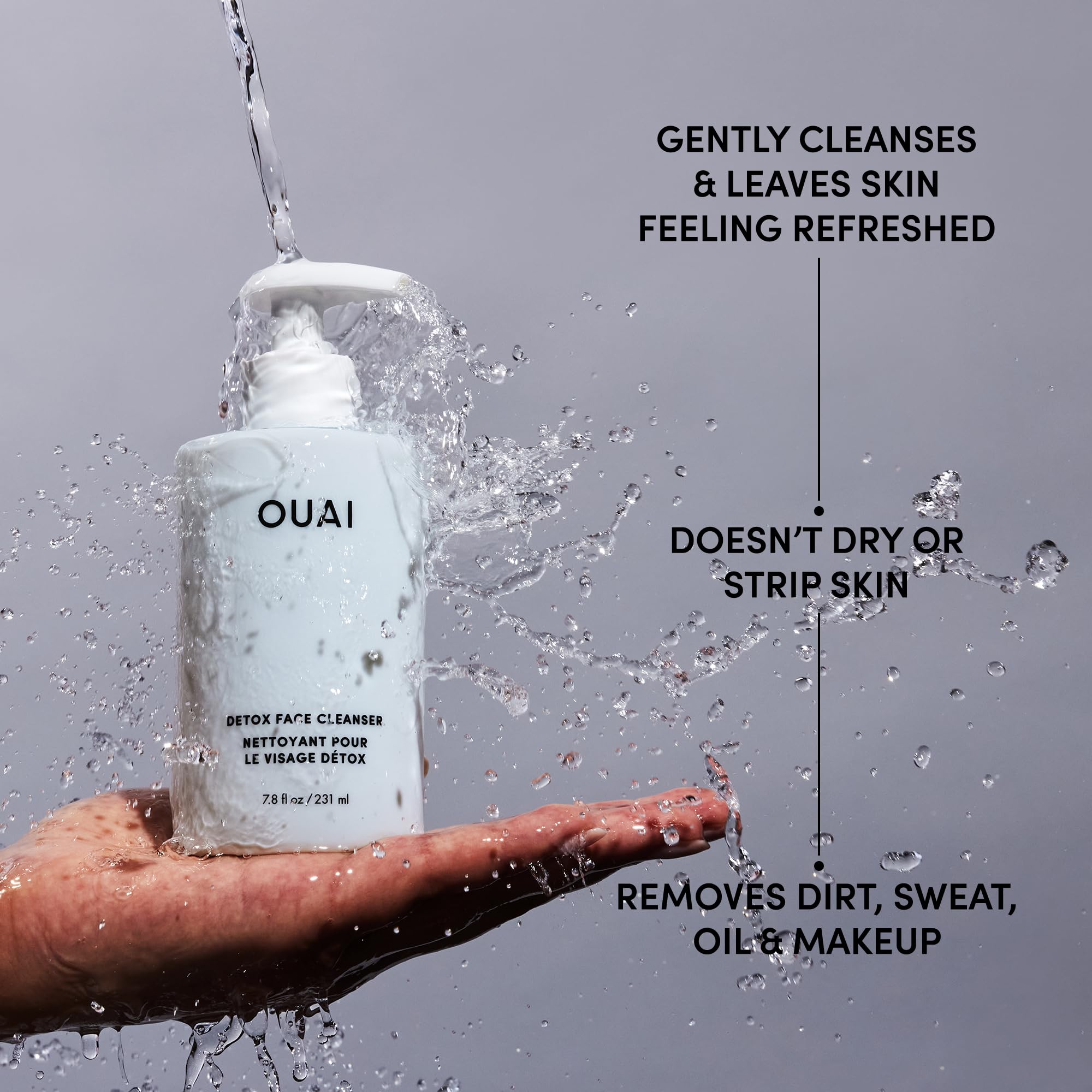 Foto 3 pulgar | Limpiador Facial Ouai Detox Deep Cleansing 230 Ml Con Ácido Glicólico - Venta Internacional.