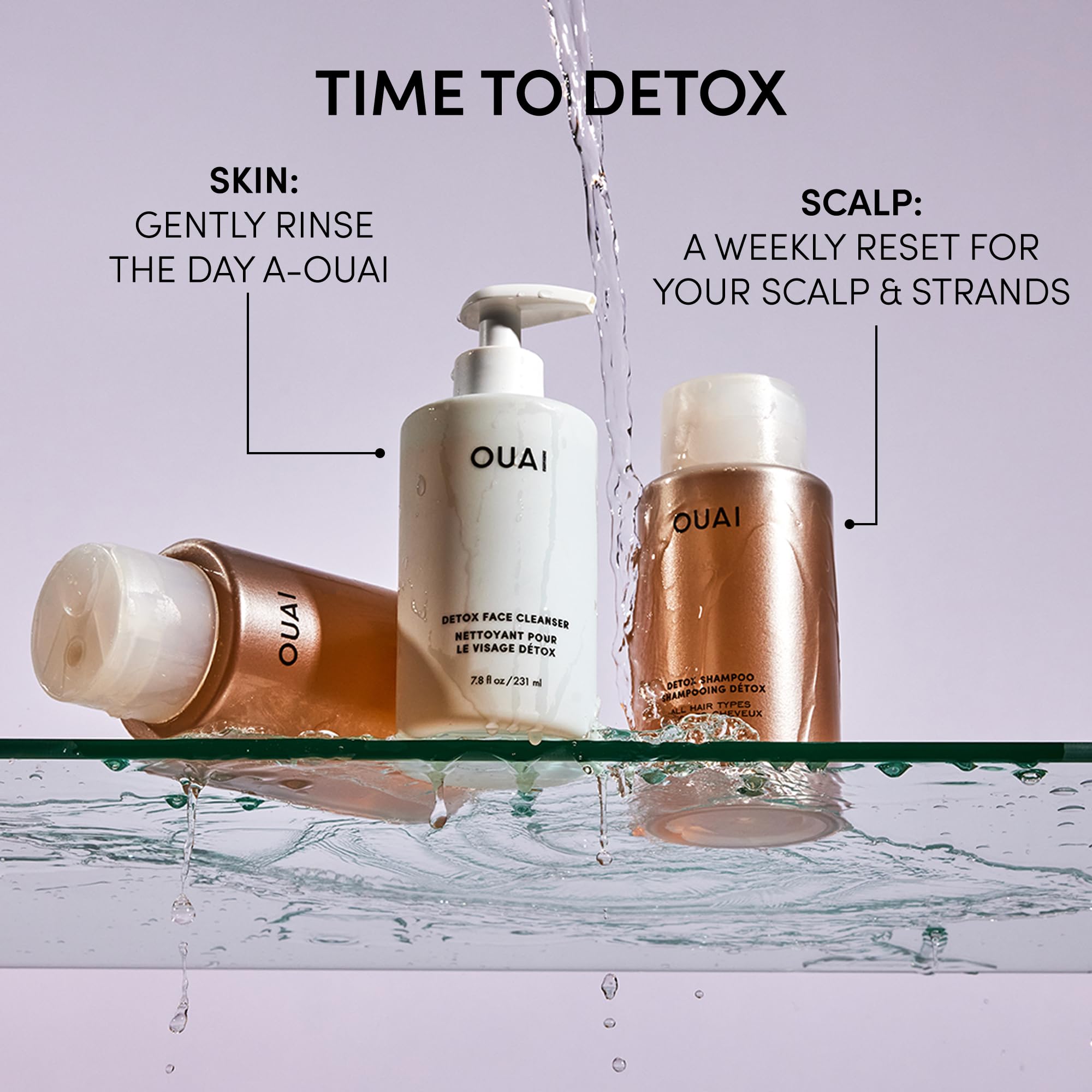 Foto 5 pulgar | Limpiador Facial Ouai Detox Deep Cleansing 230 Ml Con Ácido Glicólico - Venta Internacional.
