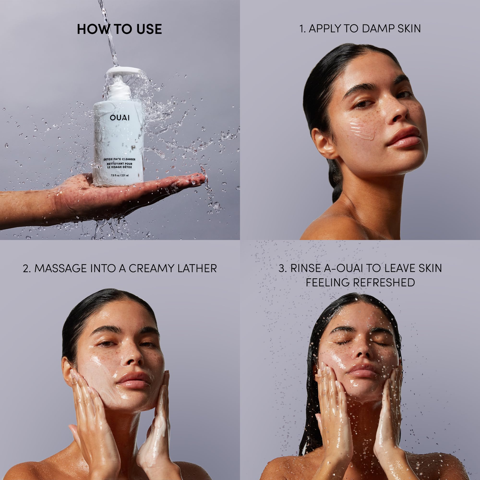 Foto 6 pulgar | Limpiador Facial Ouai Detox Deep Cleansing 230 Ml Con Ácido Glicólico - Venta Internacional.