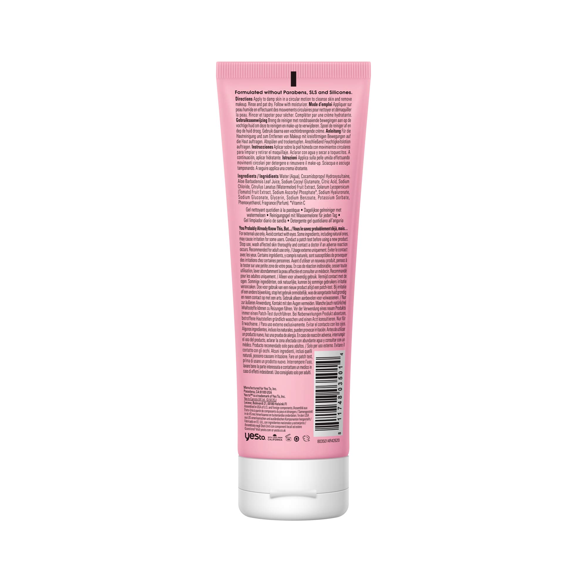 Foto 4 pulgar | Limpiador Yes To Watermelon Light Hydration 120 Ml All Skin - Venta Internacional.