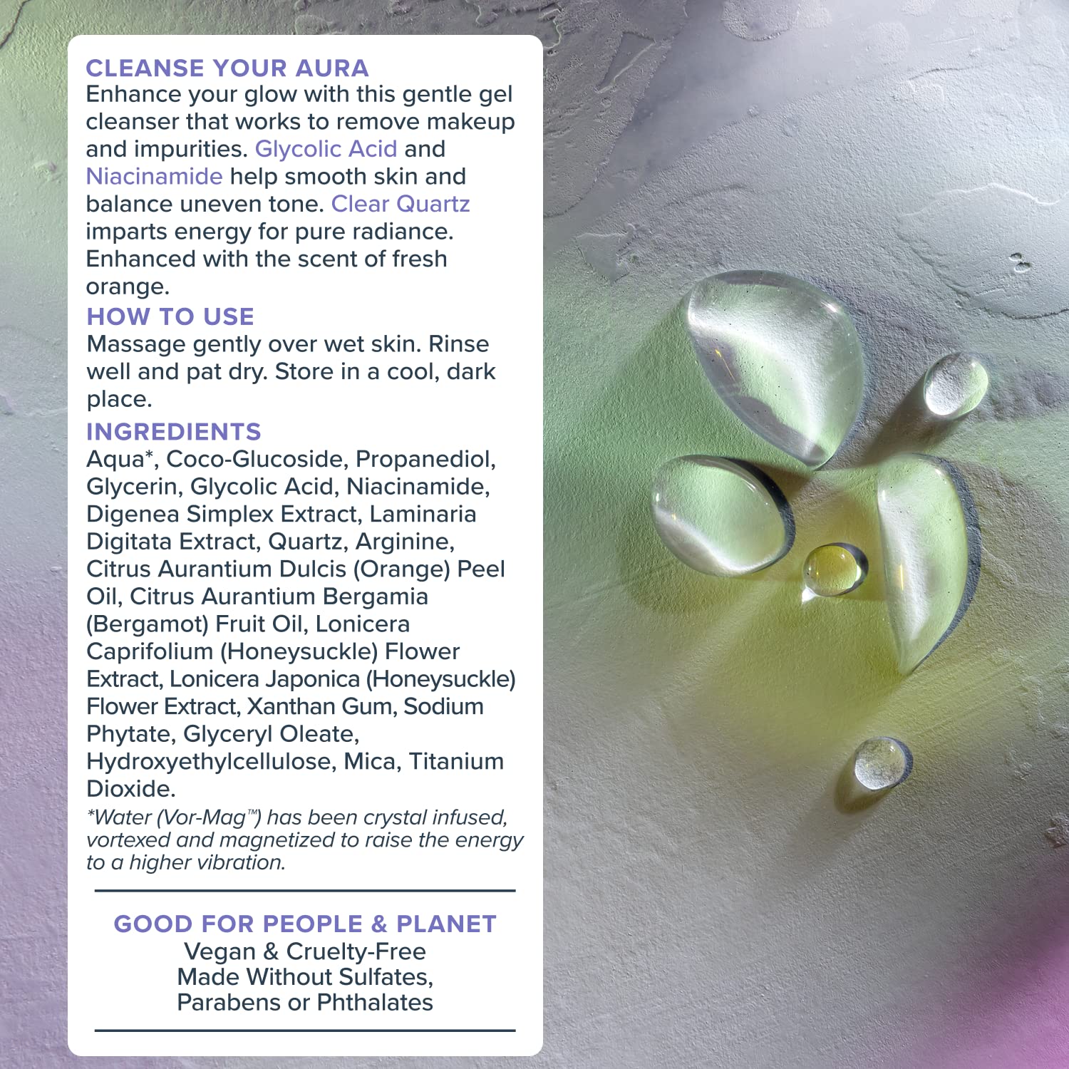 Foto 7 | Limpiador Facial Heritage Store Aura Glow Brightening 180 Ml - Venta Internacional.