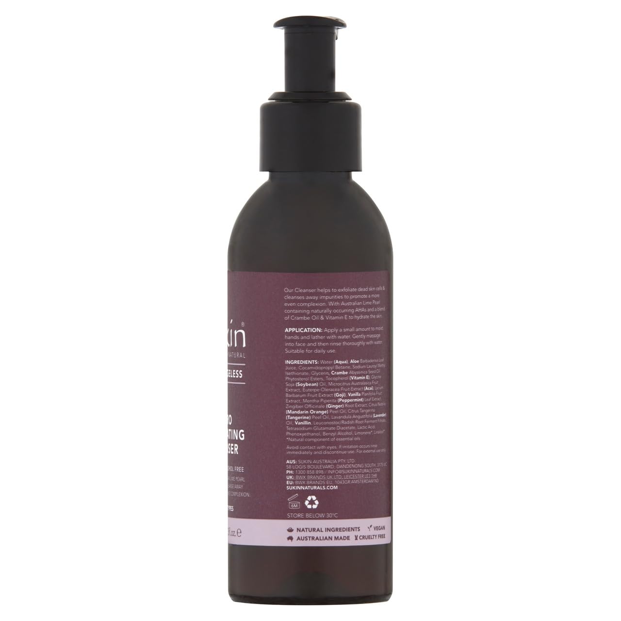 Foto 4 pulgar | Limpiador Sukin Purely Ageless Microexfoliante 125 Ml - Venta Internacional.