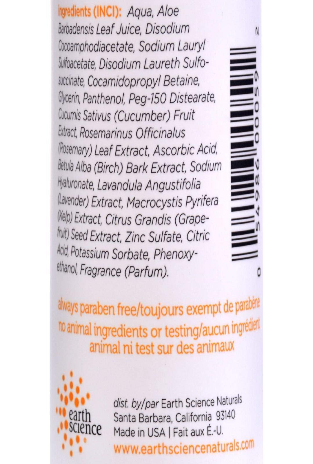 Foto 4 pulgar | Jabón Facial Earth Science Clarifying 240 Ml - Venta Internacional.