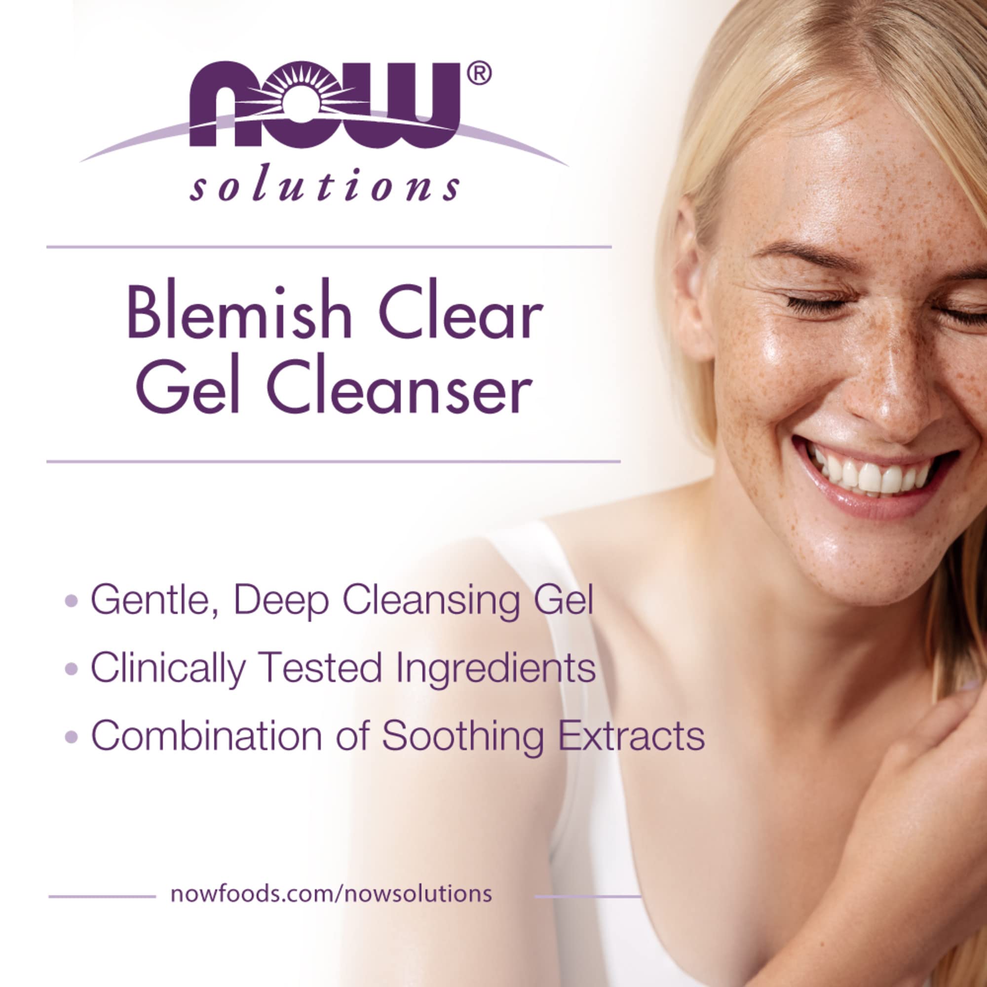 Foto 4 | Gel Transparente Para Imperfecciones Cleanser Now Solutions  120 Ml - Venta Internacional.