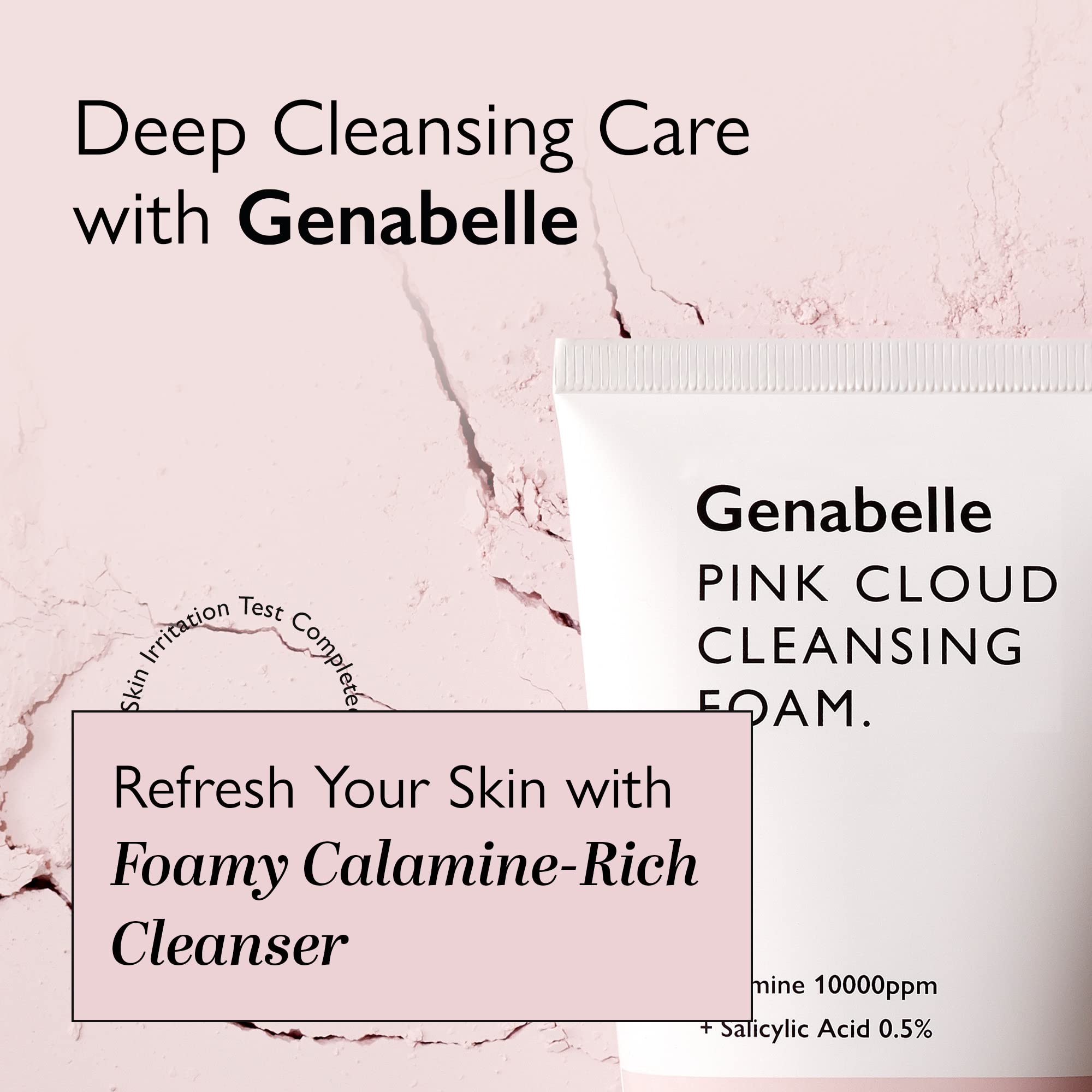 Foto 4 pulgar | Espuma Limpiadora Genabelle Pink Cloud Con Ácido Salicílico 150 Ml - Venta Internacional.