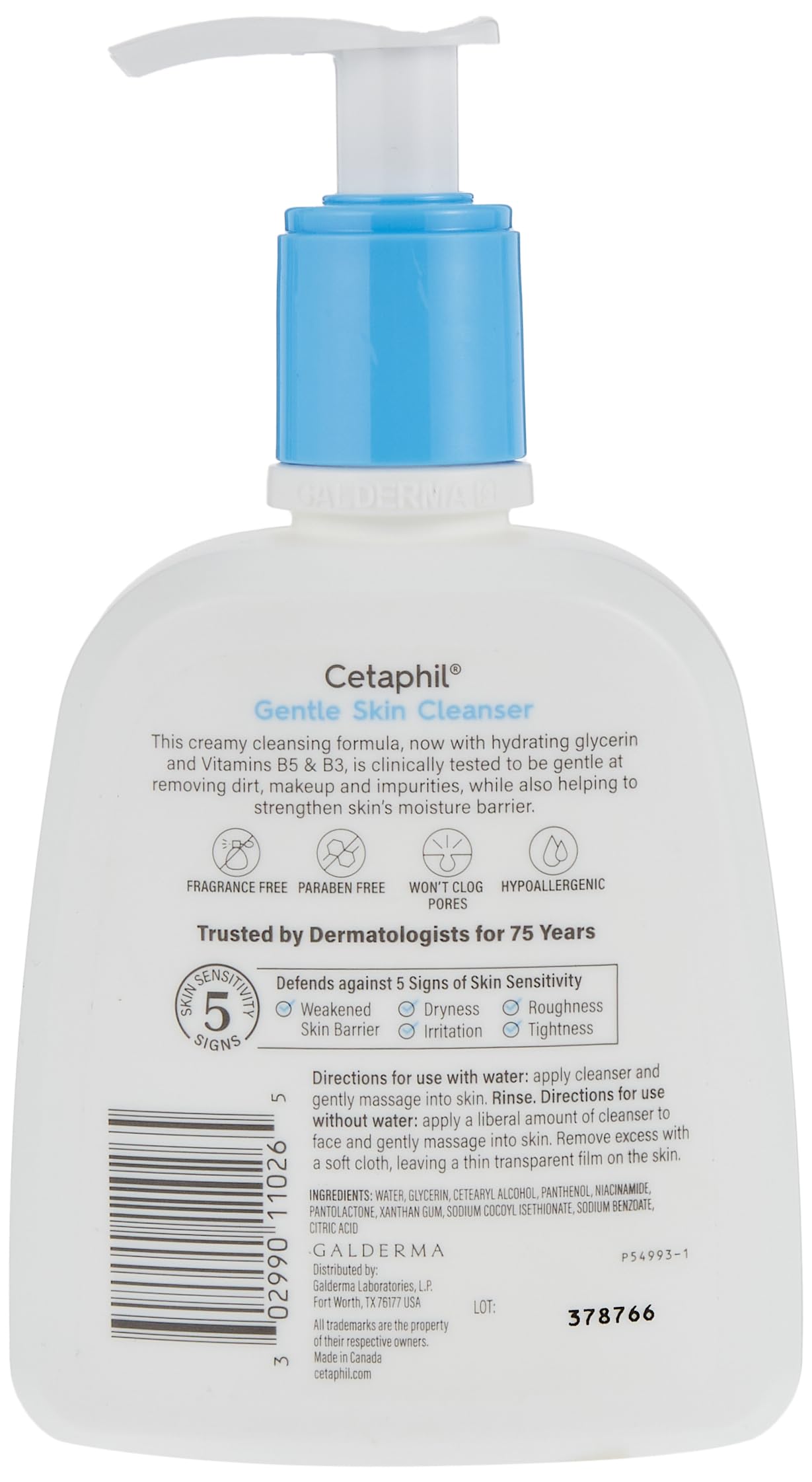 Foto 3 pulgar | Limpiador De Piel Cetaphil  Suave  Seco A Sensible Normal  240 Ml - Venta Internacional.