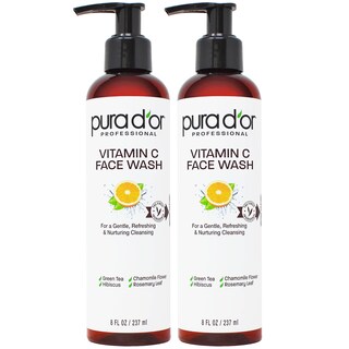 Foto 1 | Jabón Facial Pura D'or Con Vitamina C Antioxidante 480 Ml (2 X 240 Ml) - Venta Internacional.