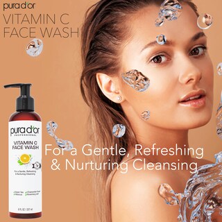 Foto 5 | Jabón Facial Pura D'or Con Vitamina C Antioxidante 480 Ml (2 X 240 Ml) - Venta Internacional.