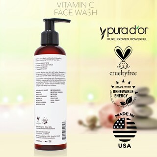 Foto 6 | Jabón Facial Pura D'or Con Vitamina C Antioxidante 480 Ml (2 X 240 Ml) - Venta Internacional.