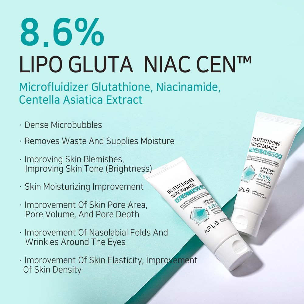 Foto 4 pulgar | Limpiador Facial Aplb Lipo Gluta Niac Cen 8.6% Con Glutatión - Venta Internacional.