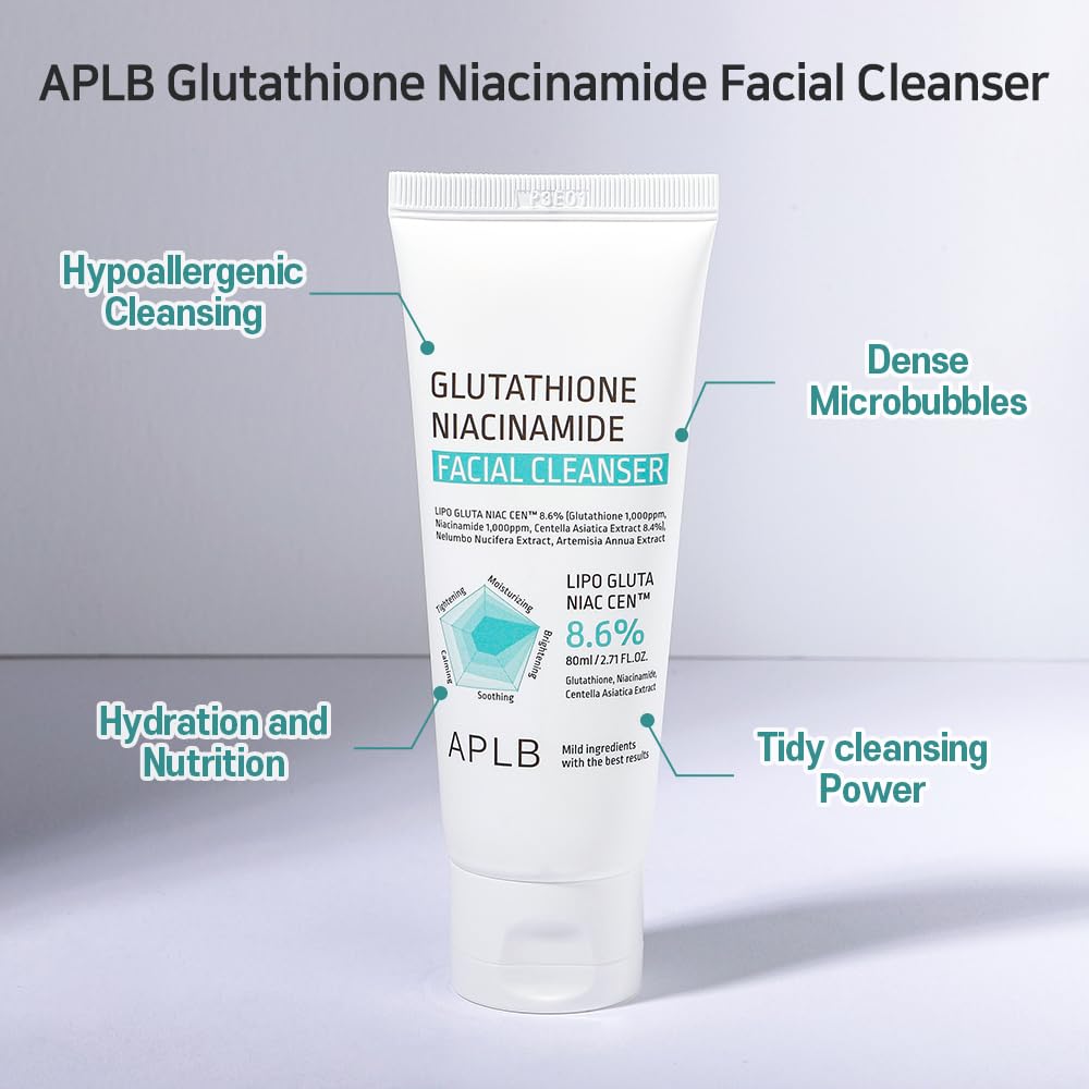 Foto 7 pulgar | Limpiador Facial Aplb Lipo Gluta Niac Cen 8.6% Con Glutatión - Venta Internacional.