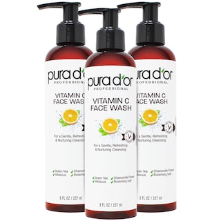 Foto 1 | Jabón Facial Pura D'or Antioxidante Con Vitamina C 720 Ml X3 = 2 2 L - Venta Internacional.