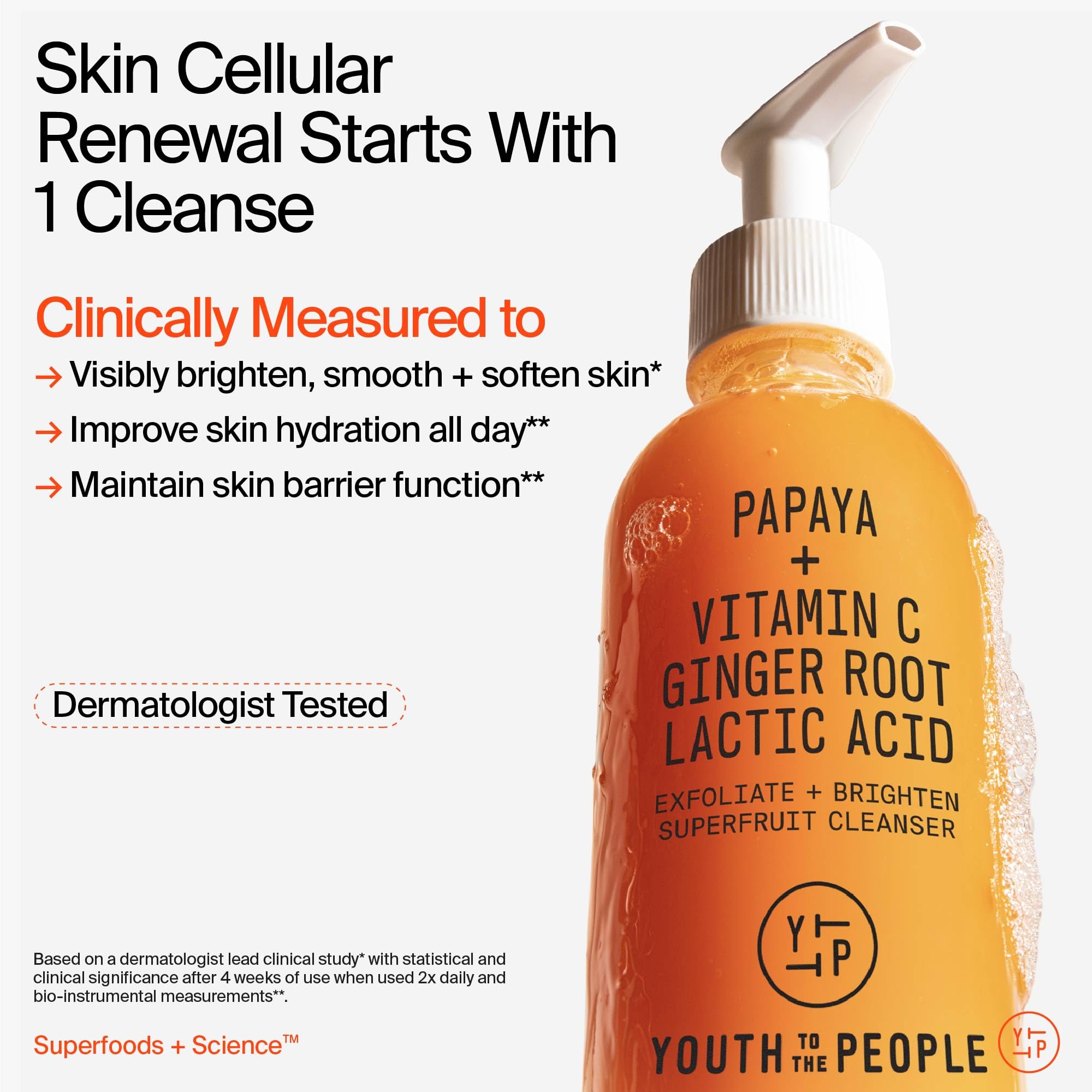 Foto 4 pulgar | Limpiador Facial Youth To The People Superfruit Gentle 150 Ml - Venta Internacional.