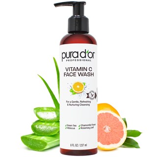 Foto 1 | Jabón Facial Pura D'or Vitamina C Antioxidante 240 Ml Para Toda La Piel - Venta Internacional.