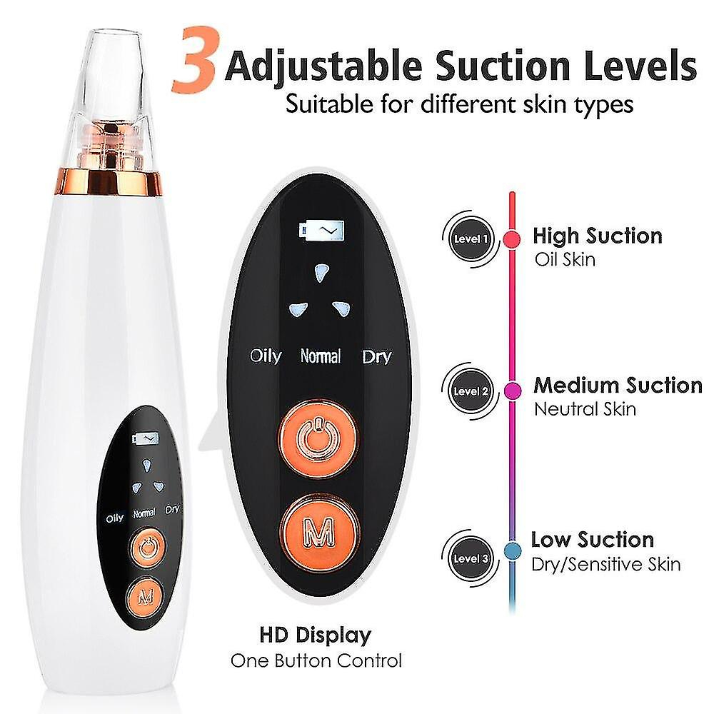 Foto 2 | Limpiador Facial Usb  Eliminador De Puntos Negros  Aspiradora De Poros  Cuidado De La Piel - Venta Internacional.