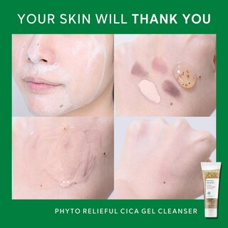 Foto 3 | Limpiador Thankyou Farmer Phyto Relieful Cica Gel Vegano 125 Ml - Venta Internacional.