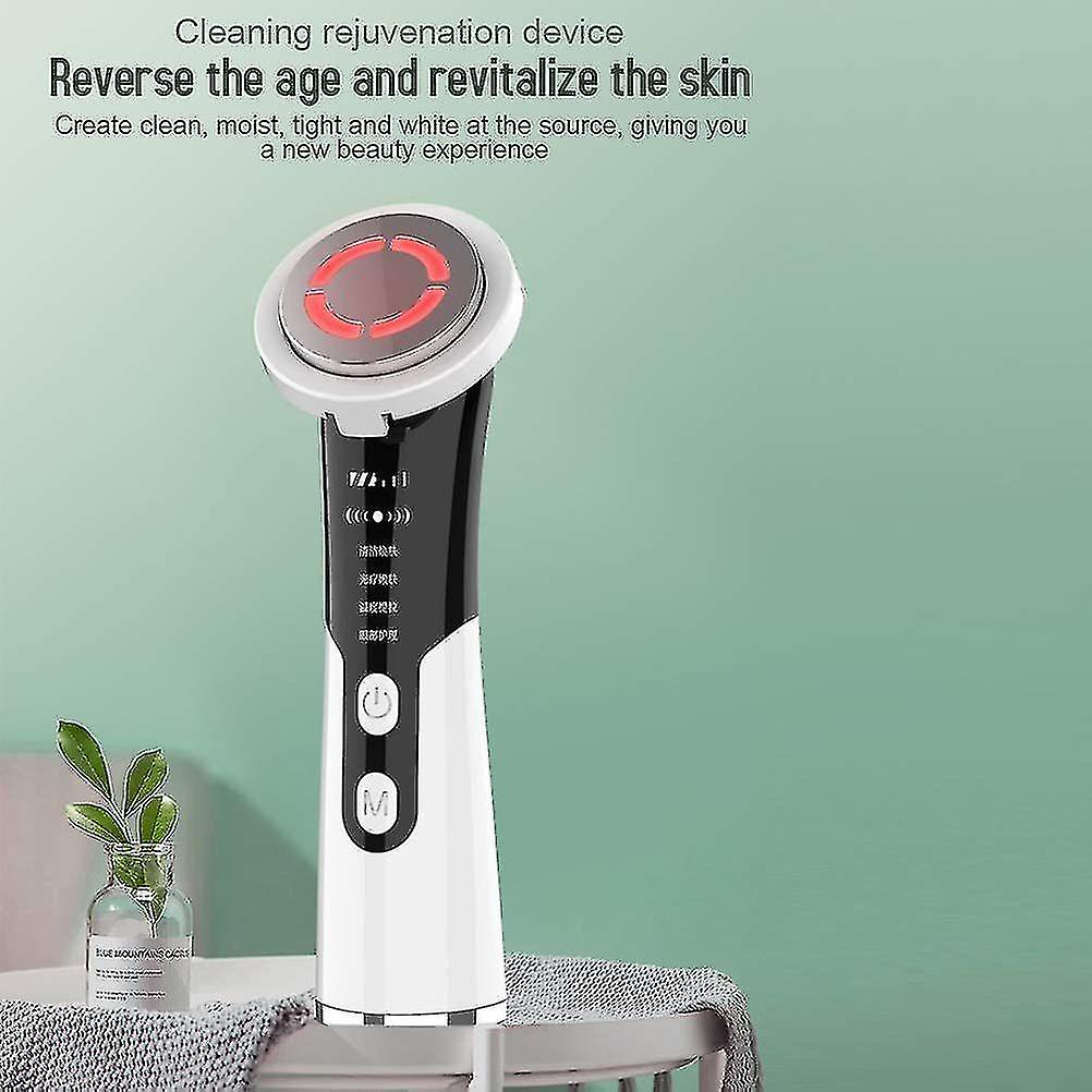 Foto 4 | Limpiadores Faciales  Dispositivo De Iontoforesis Y Belleza  Para Masajes  Color Blanco - Venta Internacional.