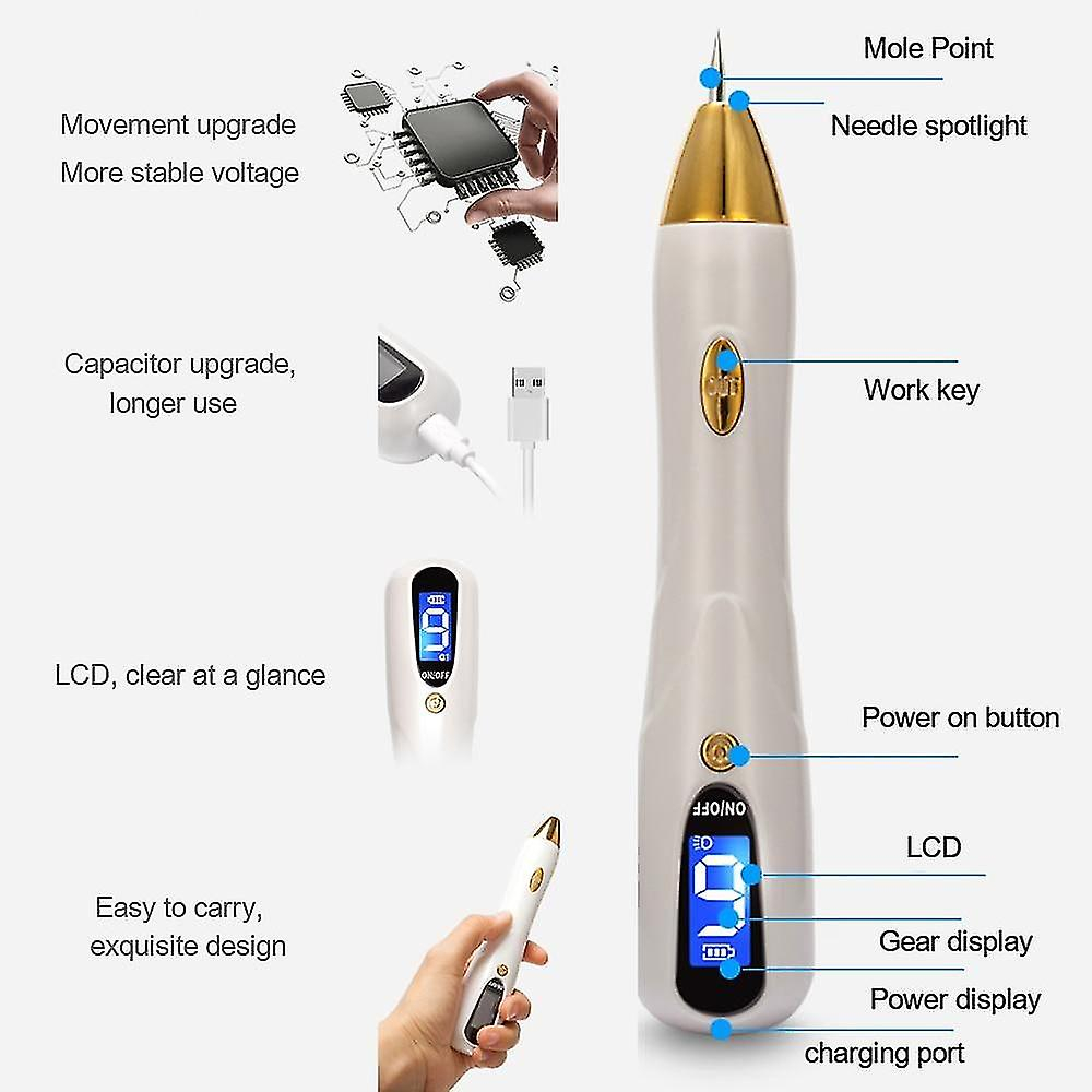 Foto 3 | Limpiadores Faciales Con Bolígrafo Lcd Sweep Spot  Eliminación Láser De Lunares Y Tatuajes - Venta Internacional.