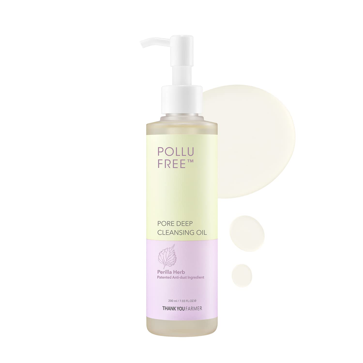 Foto 2 pulgar | Aceite Limpiador Thankyou Farmer Pollufree Blackhead Pore 200 Ml - Venta Internacional.