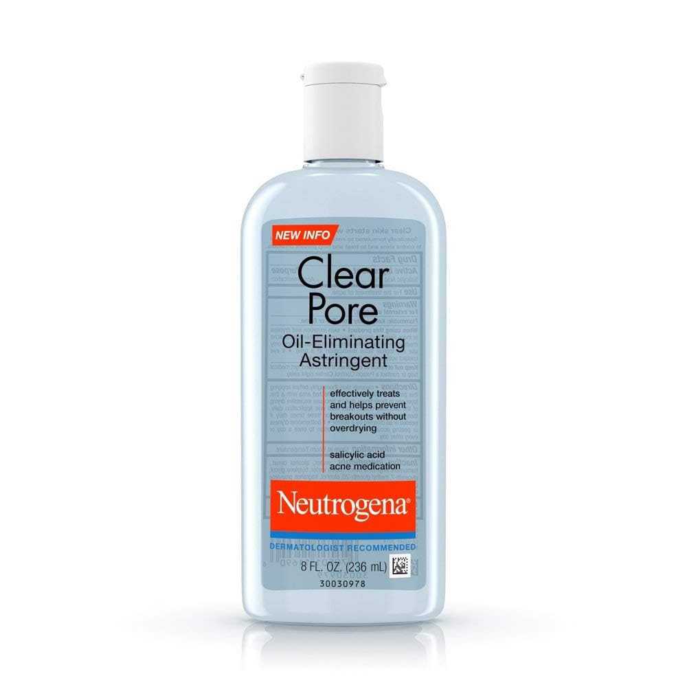 Aceite Astringente Neutrogena Clear Pore  Eliminador De Poros  240 Ml (x2) - Venta Internacional.