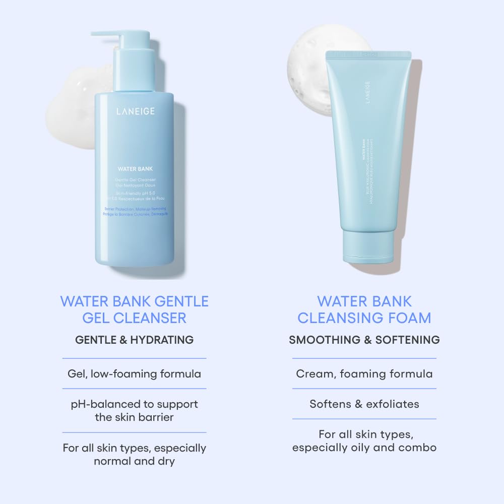 Foto 7 pulgar | Limpiador Laneige Water Bank Gel Suave  Mini  Con Ph Balanceado - Venta Internacional.