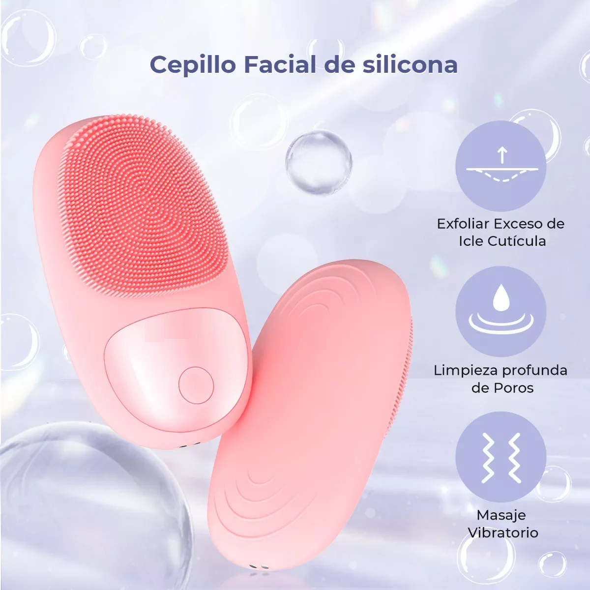 Foto 4 pulgar | Cepillo Limpiador Facial Eléctrico Multifuncional Eo Safe Imports Esi-10657 Rosa