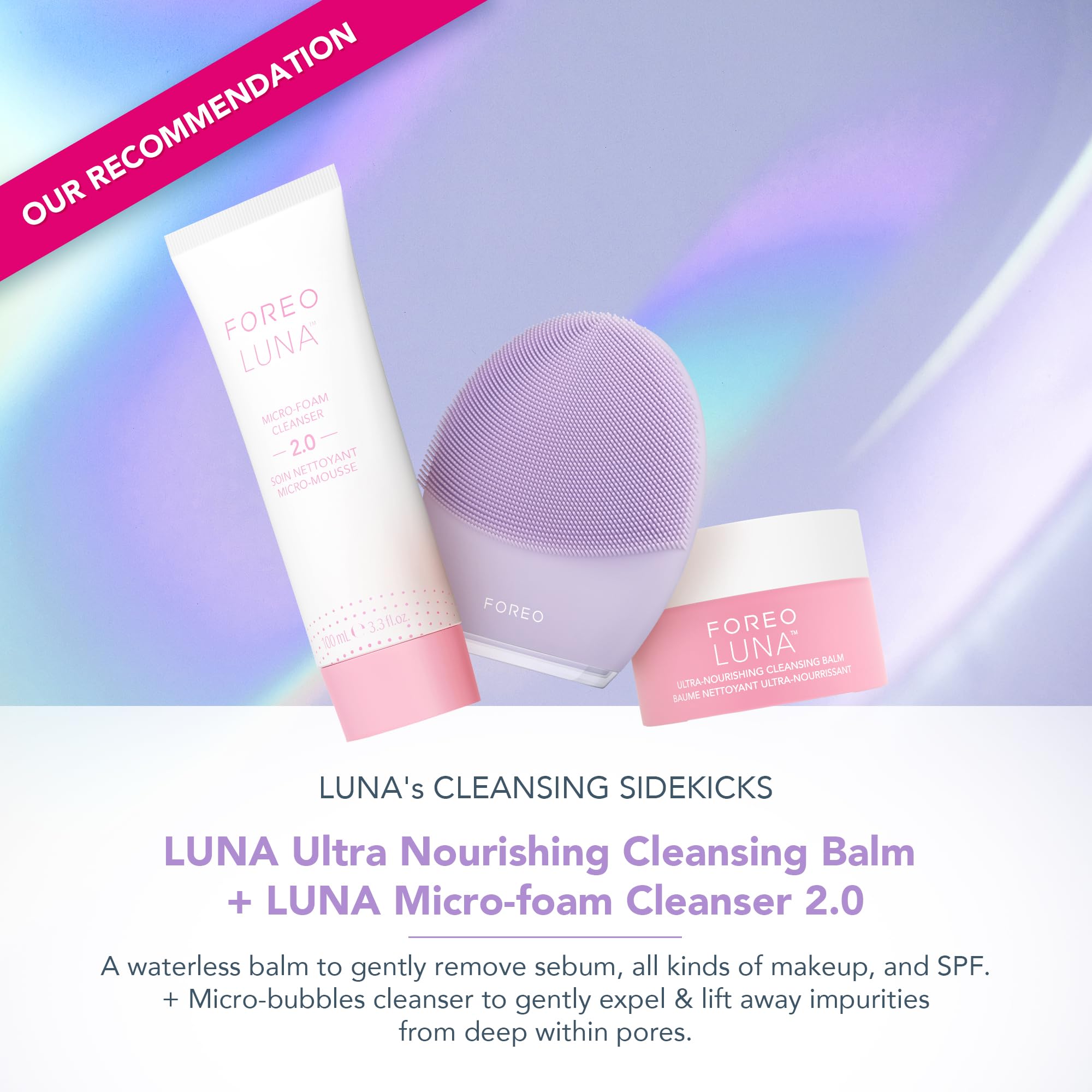 Foto 5 pulgar | Cepillo De Limpieza Facial Foreo Luna 3 Sensitive Skin - Venta Internacional.