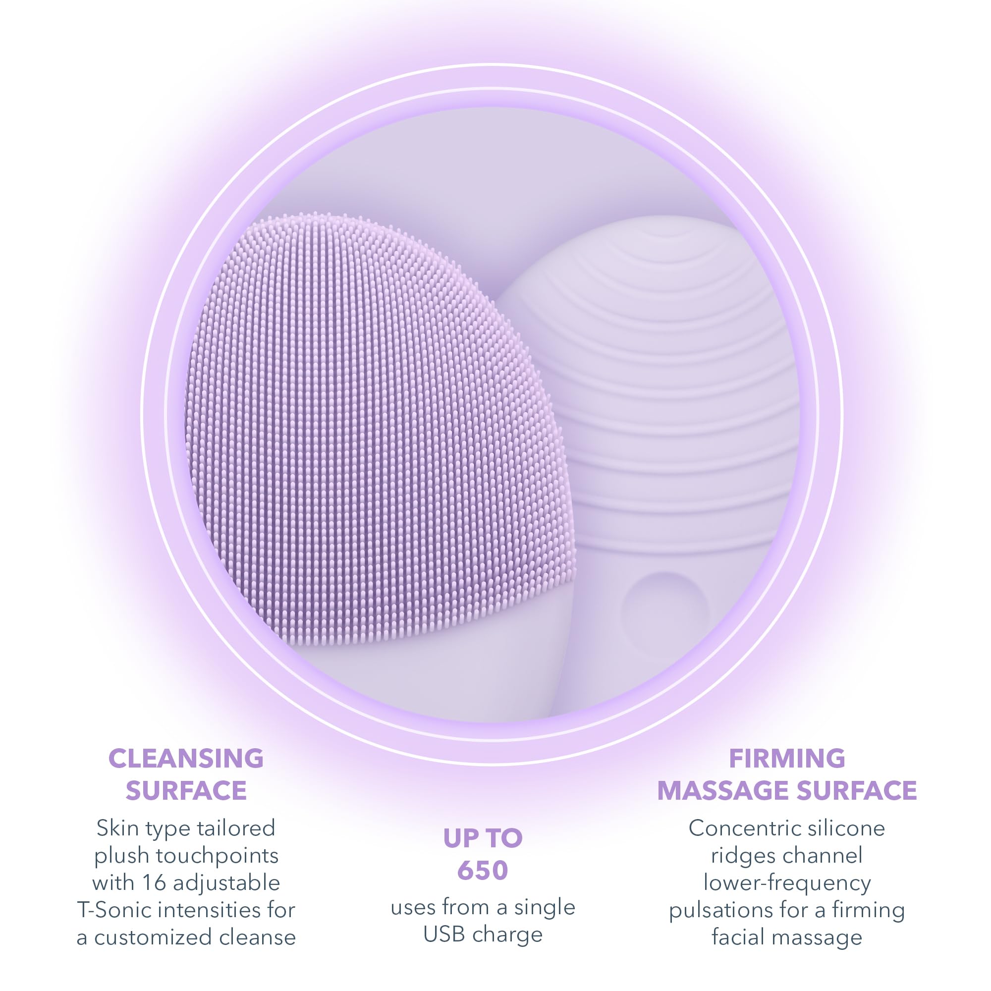 Foto 7 pulgar | Cepillo De Limpieza Facial Foreo Luna 3 Sensitive Skin - Venta Internacional.