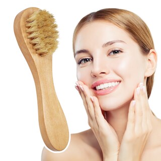 Foto 1 | Cepillo Facial Mango Madera Exfoliante Cerdas Naturales