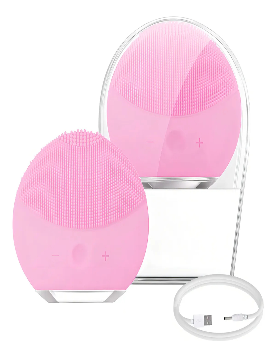 Foto 4 pulgar | Cepillo Facial De Silicona Eléctrico+termo De Agua De Regalo Güish