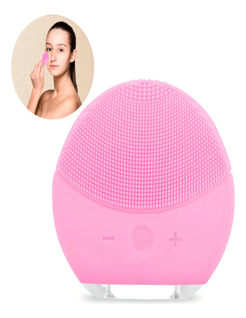 Foto 5 pulgar | Cepillo Facial De Silicona Eléctrico+termo De Agua De Regalo Güish
