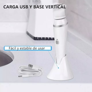Foto 4 | Cepillo Facial Eléctrico Limpiador Recargable Eo Safe Imports Esi-11413-1 Blanco