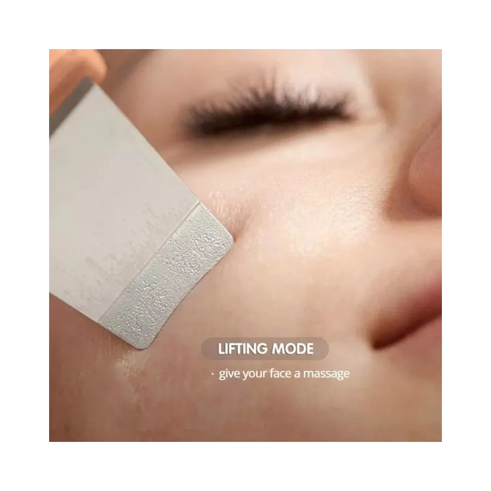 Foto 5 pulgar | Limpiador Facial Lab.g Peeling Ultrasónico Portatil Skin Scrubber Rosa Detalles Plata Morado Y Azul