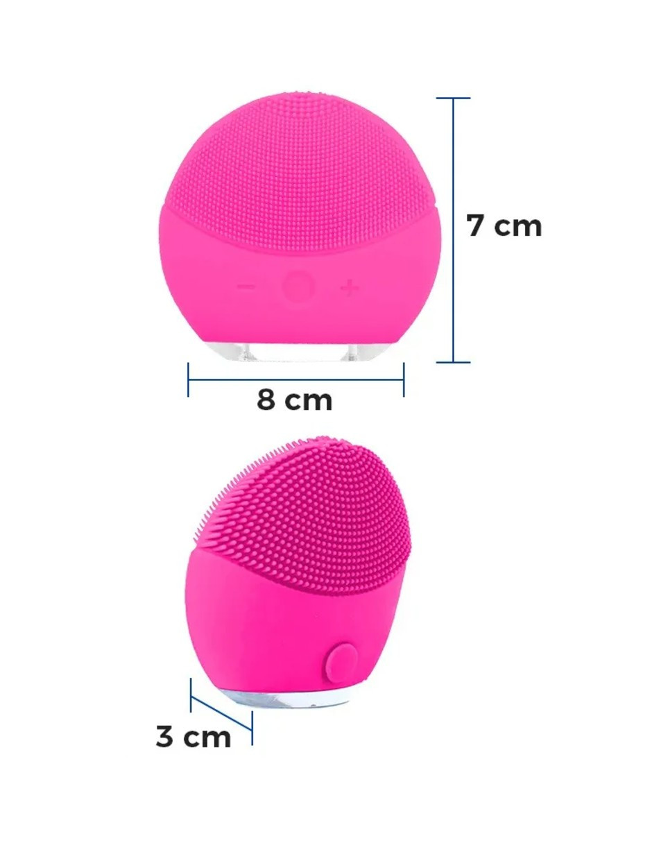 Foto 4 pulgar | Cepillo Facial De Silicona Eléctrico Rosa Chicle